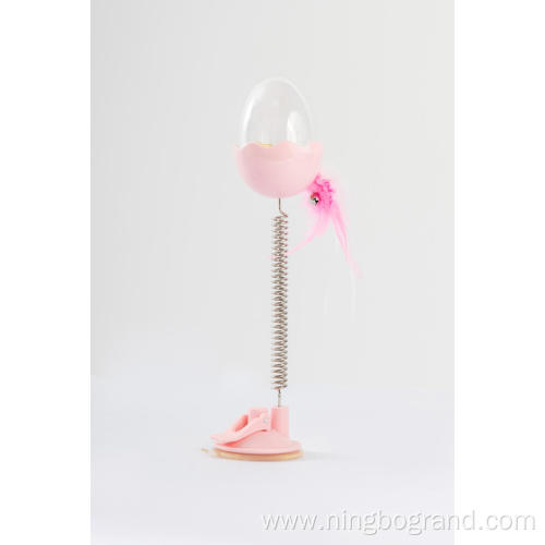 Cat Wand Toy with Flashing Light and Feather